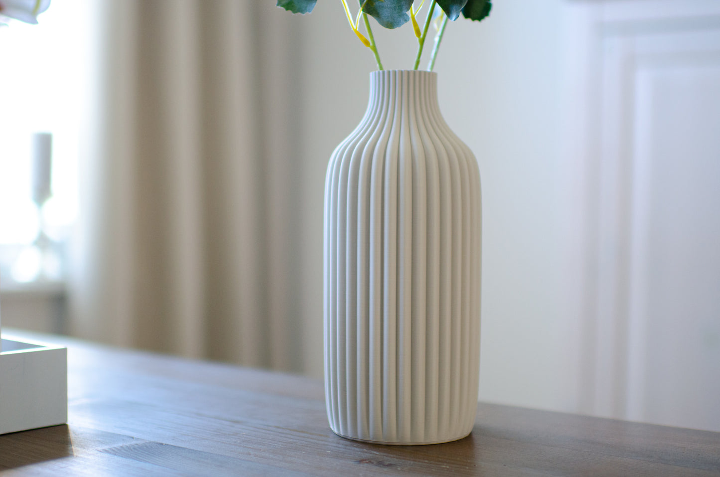 Decorative vase "Tolv" in 7 colors up to 60cm for dried flowers/pampas grass/gypsophila