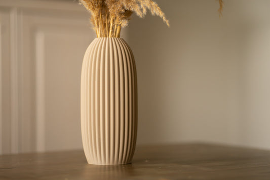 "Räffla" decorative vase in 6 colors for dried flowers/pampas grass/gypsophila