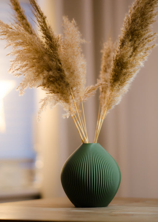 Decorative vase "Nio" in 6 colors for dried flowers/pampas grass/gypsophila
